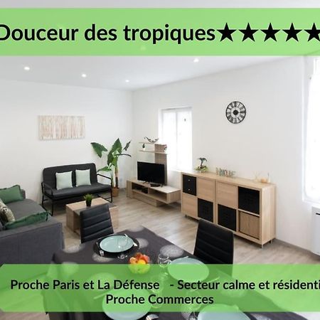 *Douceur Des Tropiques*Parisis Apartment Argenteuil Exterior foto
